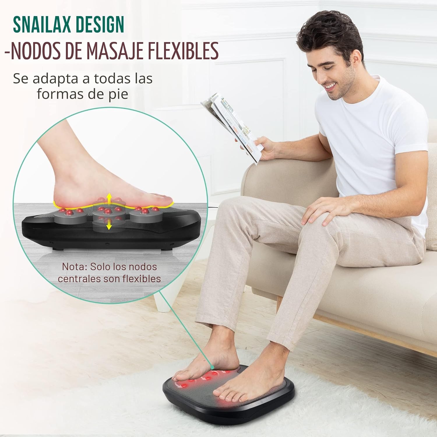 Snailax nudos flexibles detalle