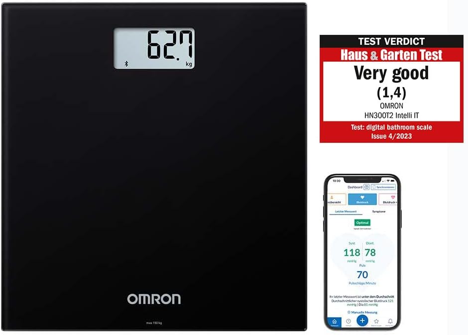 OMRON HN300T2 báscula inteligente marca médica Bluetooth