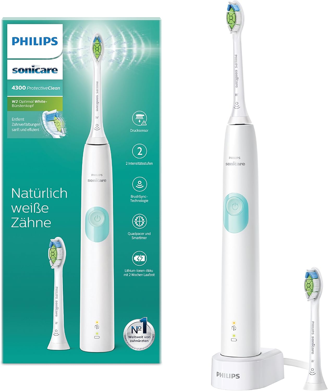 Philips Sonicare ProtectiveClean 4300 cepillo sónico
